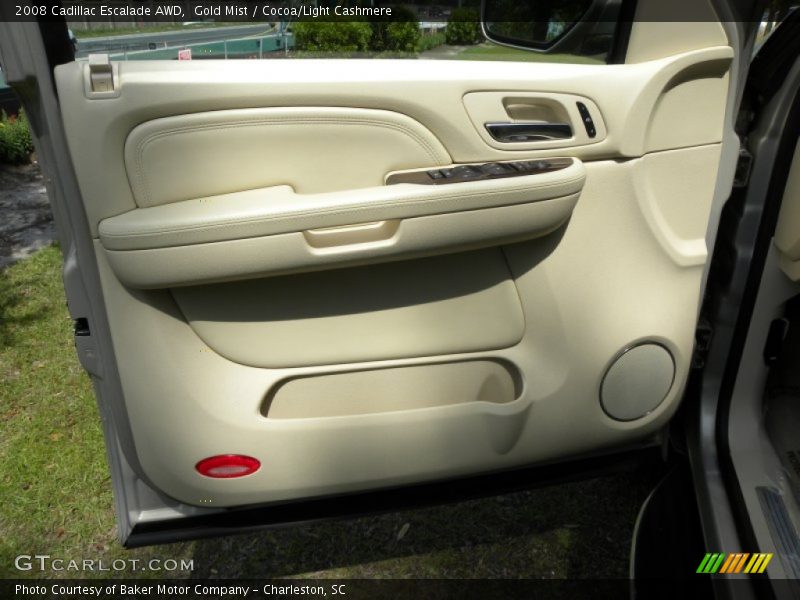 Gold Mist / Cocoa/Light Cashmere 2008 Cadillac Escalade AWD