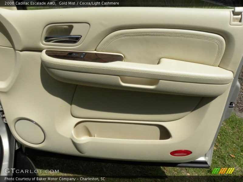 Gold Mist / Cocoa/Light Cashmere 2008 Cadillac Escalade AWD