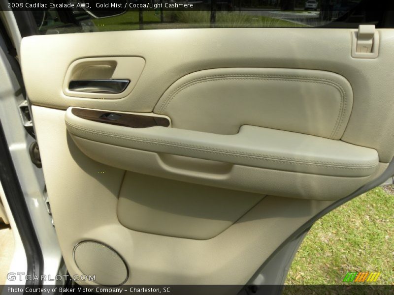 Gold Mist / Cocoa/Light Cashmere 2008 Cadillac Escalade AWD