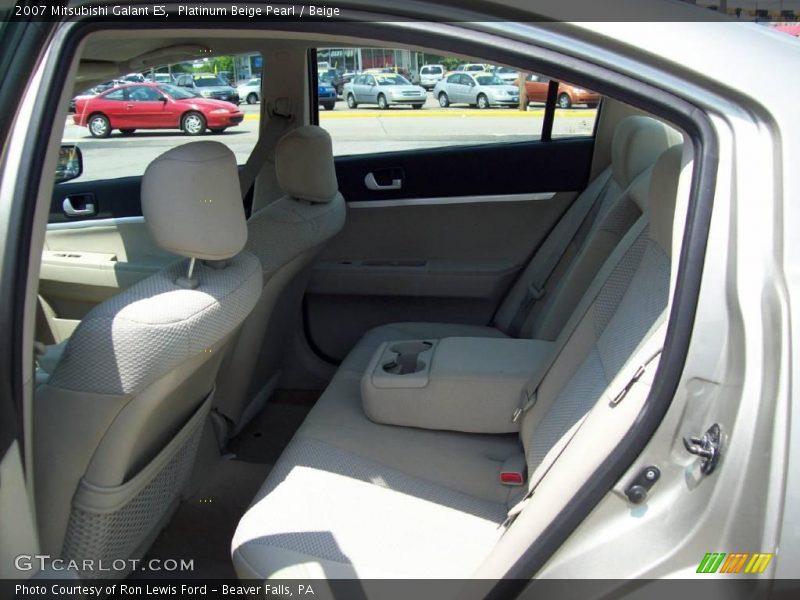 Platinum Beige Pearl / Beige 2007 Mitsubishi Galant ES