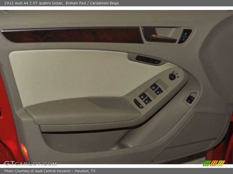 Brilliant Red / Cardamom Beige 2012 Audi A4 2.0T quattro Sedan