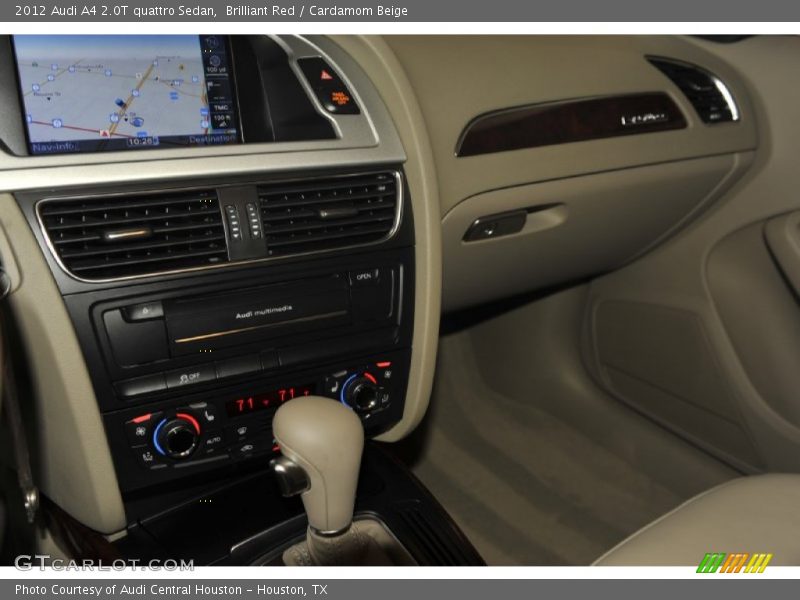 Brilliant Red / Cardamom Beige 2012 Audi A4 2.0T quattro Sedan