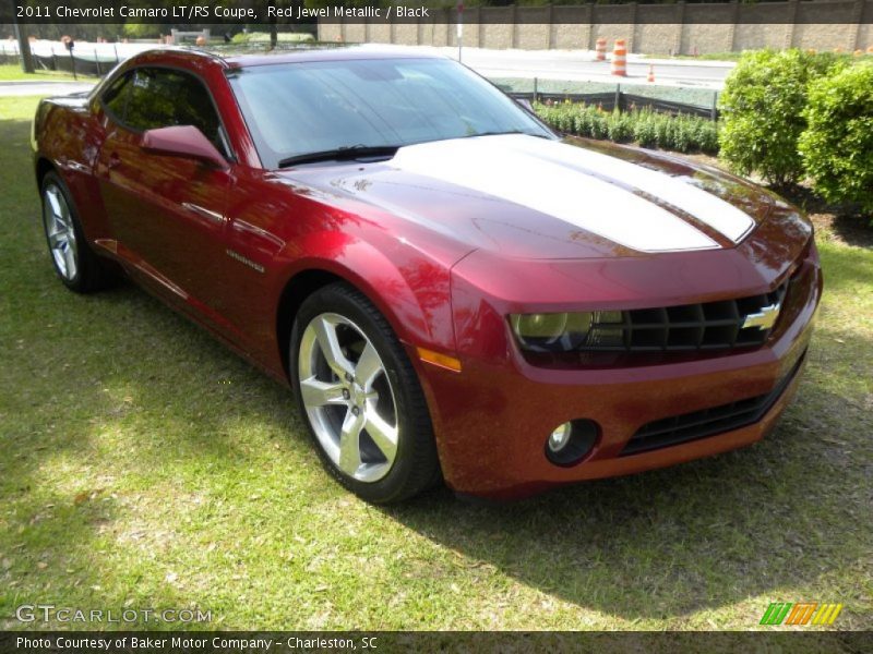 Red Jewel Metallic / Black 2011 Chevrolet Camaro LT/RS Coupe