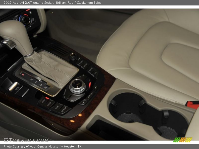 Brilliant Red / Cardamom Beige 2012 Audi A4 2.0T quattro Sedan