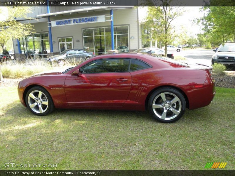 Red Jewel Metallic / Black 2011 Chevrolet Camaro LT/RS Coupe