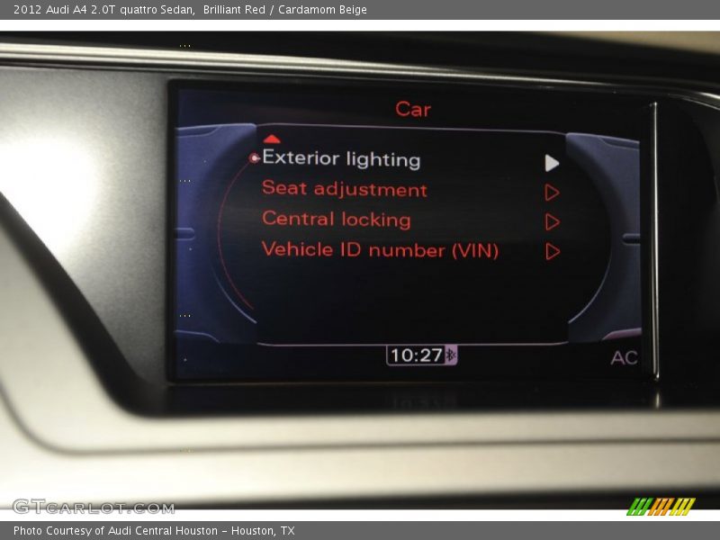 Brilliant Red / Cardamom Beige 2012 Audi A4 2.0T quattro Sedan