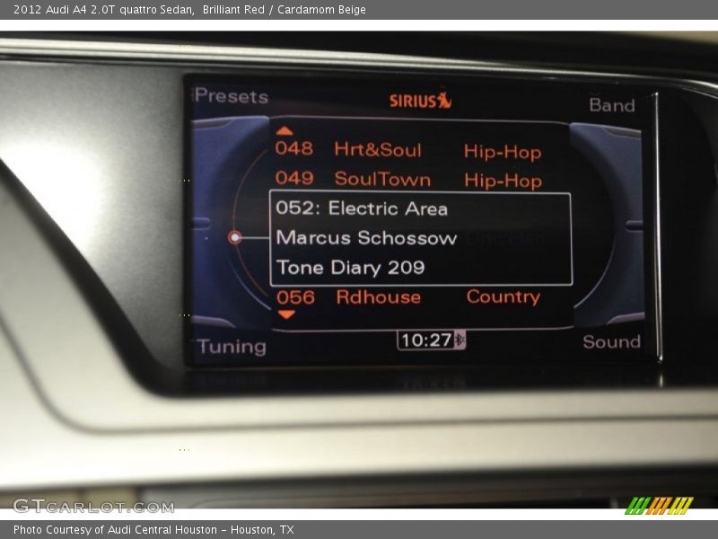 Brilliant Red / Cardamom Beige 2012 Audi A4 2.0T quattro Sedan