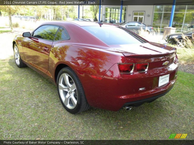Red Jewel Metallic / Black 2011 Chevrolet Camaro LT/RS Coupe