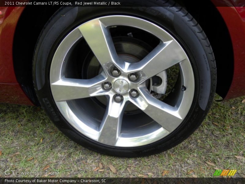 Red Jewel Metallic / Black 2011 Chevrolet Camaro LT/RS Coupe