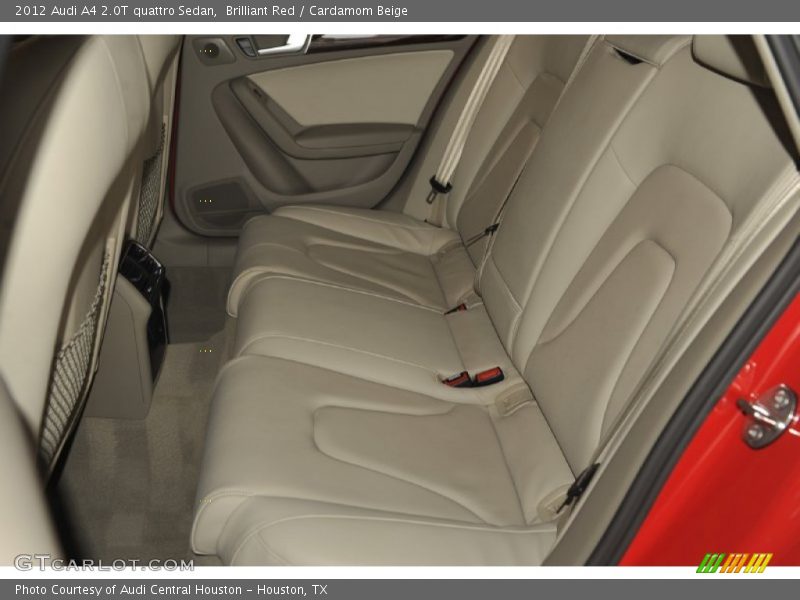 Brilliant Red / Cardamom Beige 2012 Audi A4 2.0T quattro Sedan