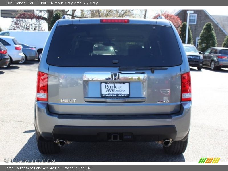 Nimbus Gray Metallic / Gray 2009 Honda Pilot EX 4WD