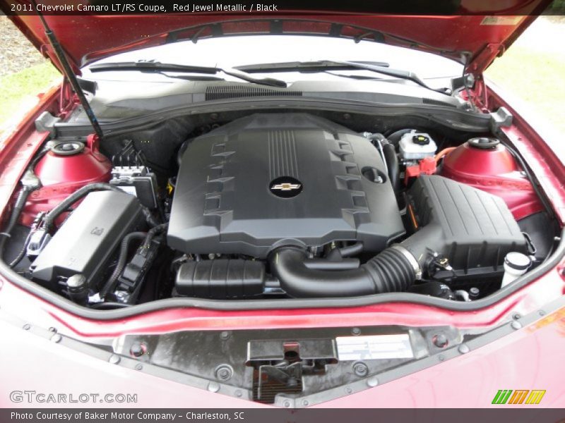 Red Jewel Metallic / Black 2011 Chevrolet Camaro LT/RS Coupe