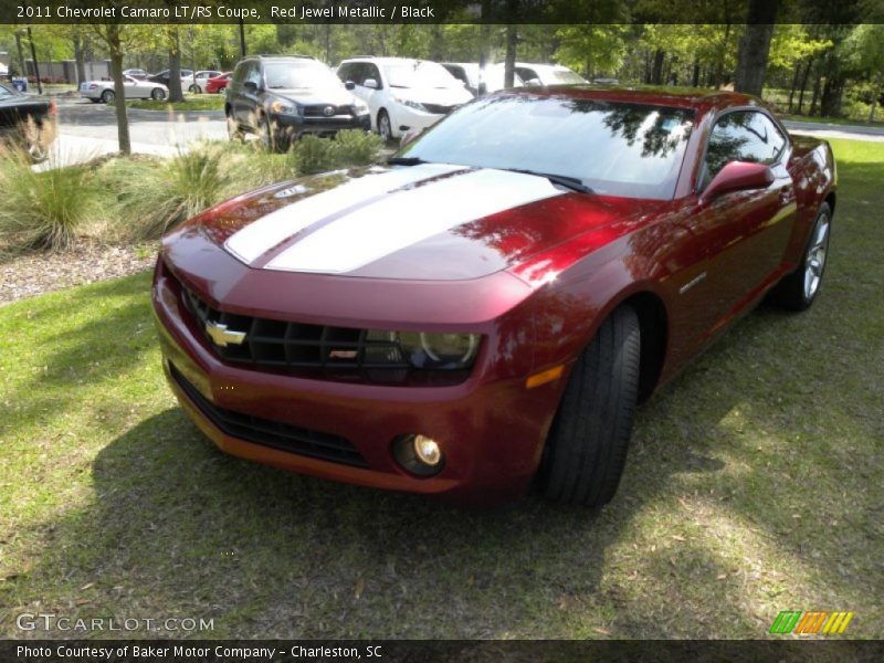 Red Jewel Metallic / Black 2011 Chevrolet Camaro LT/RS Coupe
