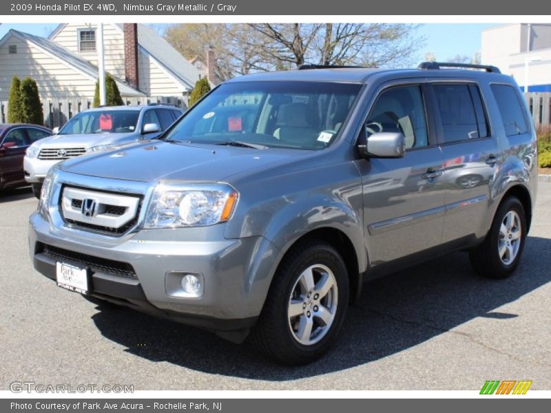 Nimbus Gray Metallic / Gray 2009 Honda Pilot EX 4WD