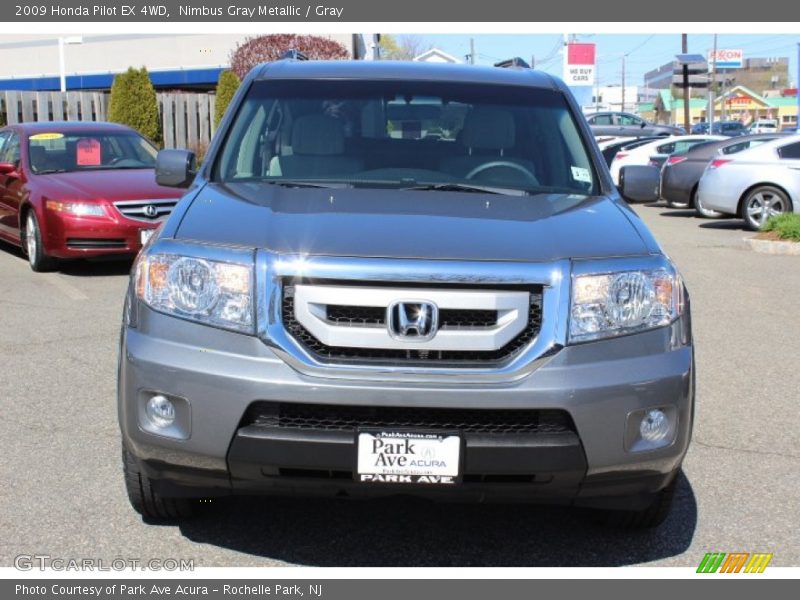 Nimbus Gray Metallic / Gray 2009 Honda Pilot EX 4WD