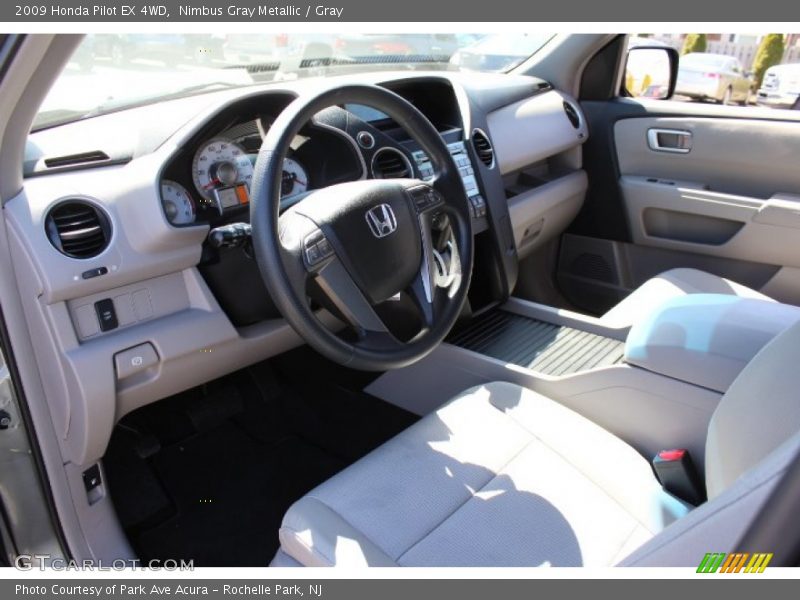 Nimbus Gray Metallic / Gray 2009 Honda Pilot EX 4WD