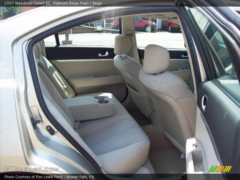 Platinum Beige Pearl / Beige 2007 Mitsubishi Galant ES