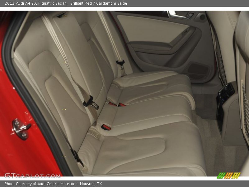 Brilliant Red / Cardamom Beige 2012 Audi A4 2.0T quattro Sedan
