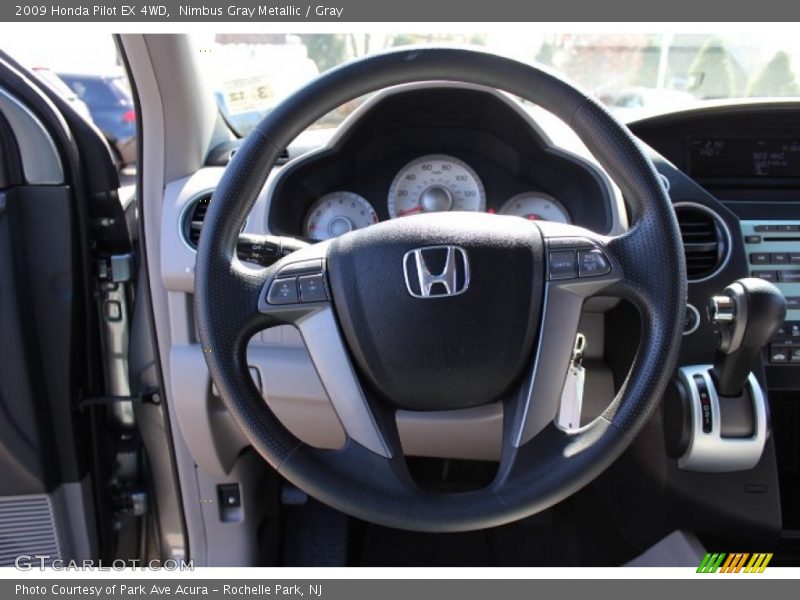 Nimbus Gray Metallic / Gray 2009 Honda Pilot EX 4WD