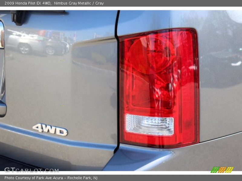 Nimbus Gray Metallic / Gray 2009 Honda Pilot EX 4WD