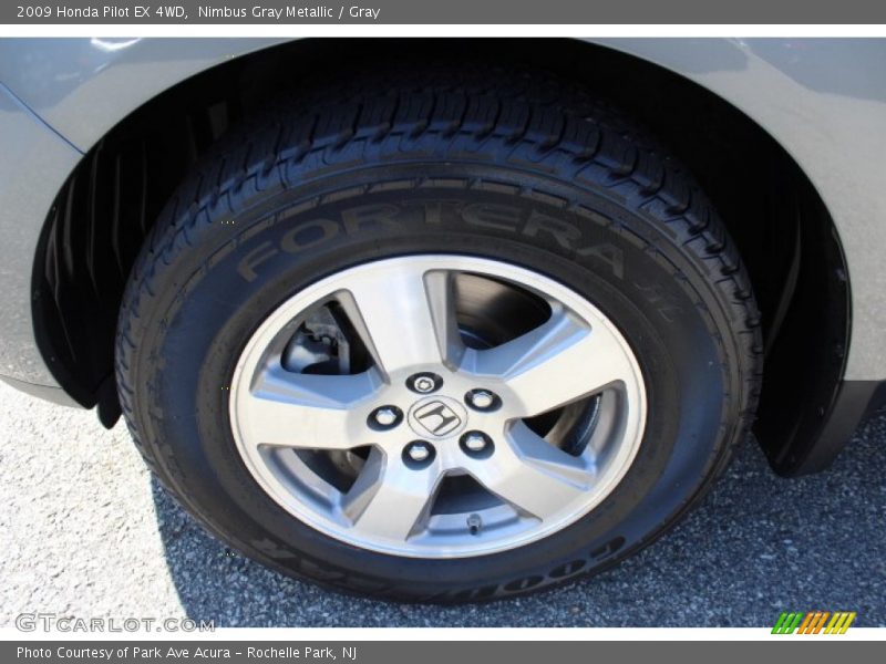 Nimbus Gray Metallic / Gray 2009 Honda Pilot EX 4WD