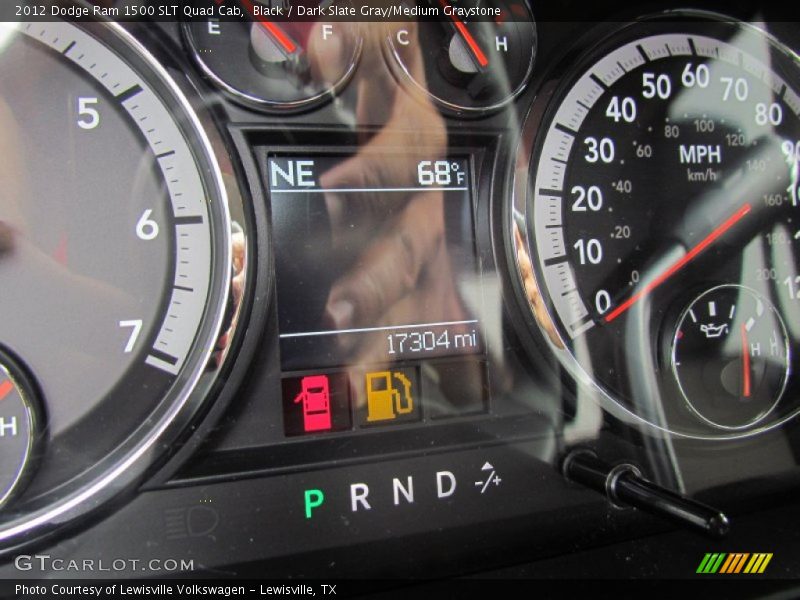 Black / Dark Slate Gray/Medium Graystone 2012 Dodge Ram 1500 SLT Quad Cab