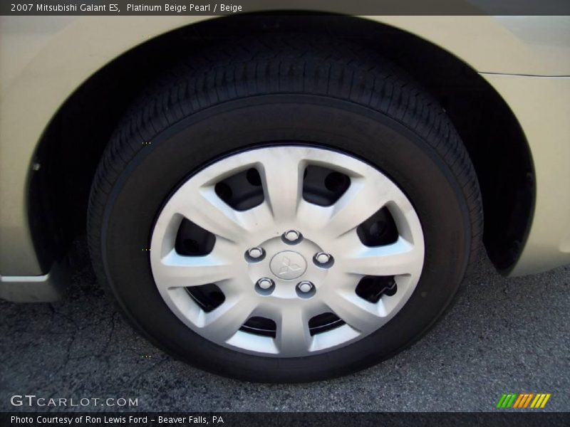 Platinum Beige Pearl / Beige 2007 Mitsubishi Galant ES