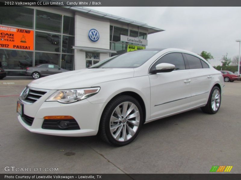 Candy White / Black 2012 Volkswagen CC Lux Limited