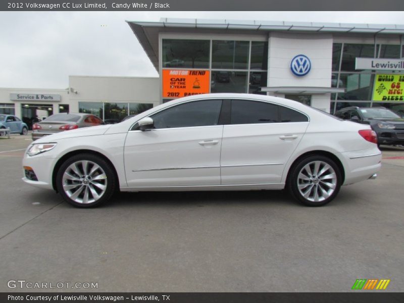 Candy White / Black 2012 Volkswagen CC Lux Limited