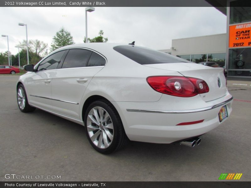 Candy White / Black 2012 Volkswagen CC Lux Limited