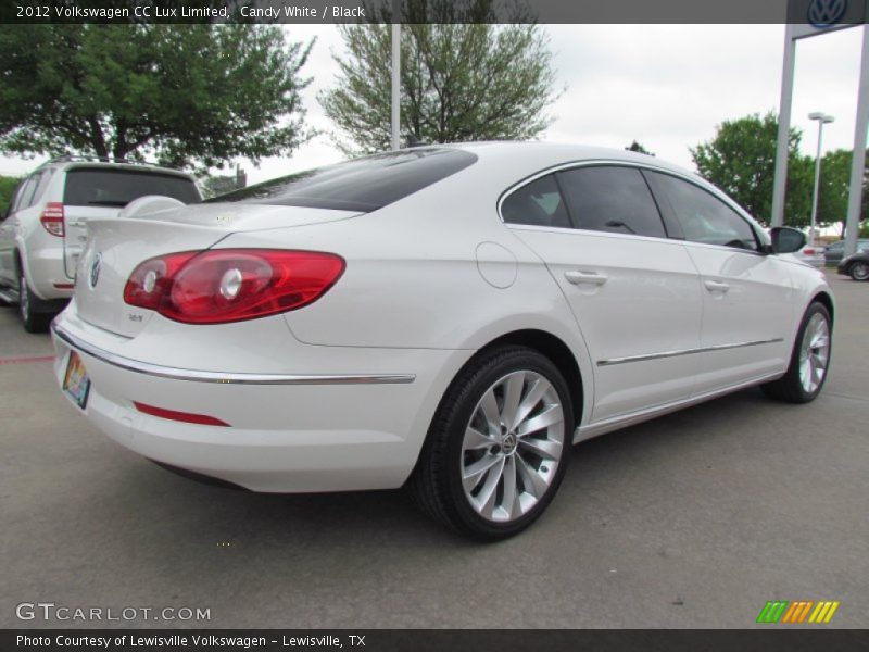Candy White / Black 2012 Volkswagen CC Lux Limited
