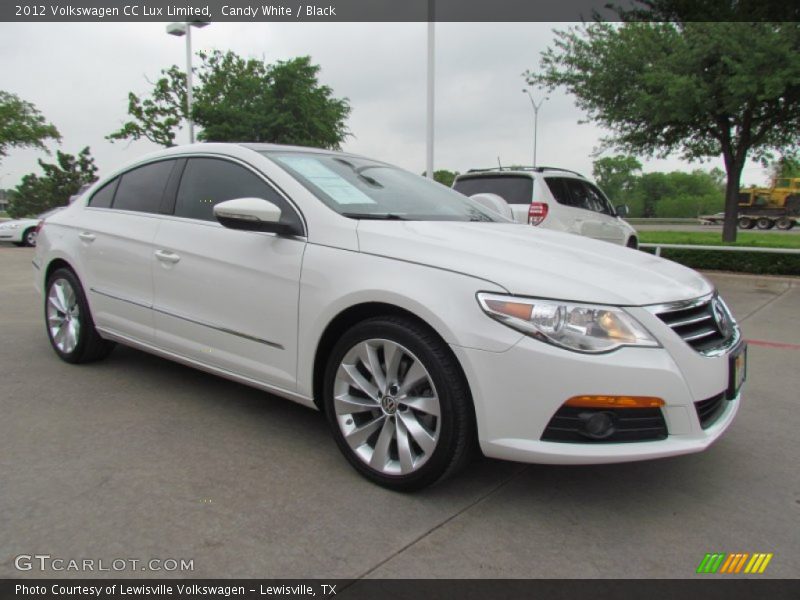 Candy White / Black 2012 Volkswagen CC Lux Limited