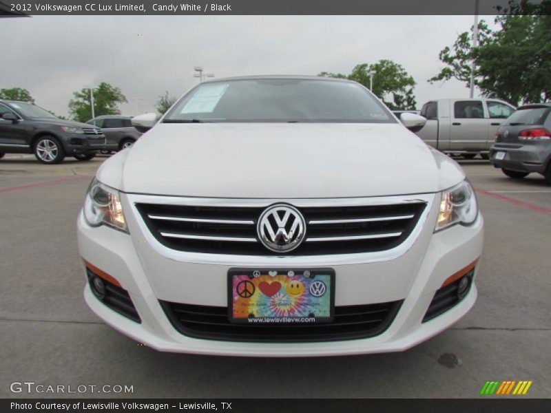 Candy White / Black 2012 Volkswagen CC Lux Limited