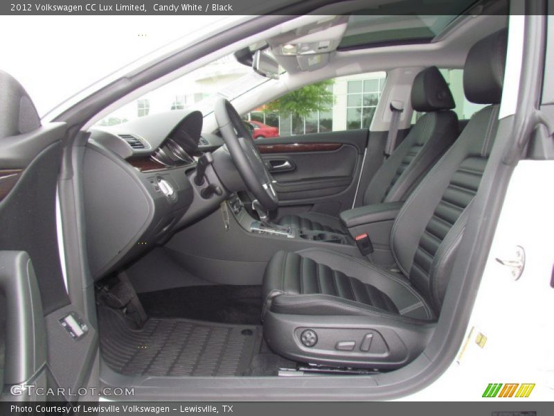Candy White / Black 2012 Volkswagen CC Lux Limited