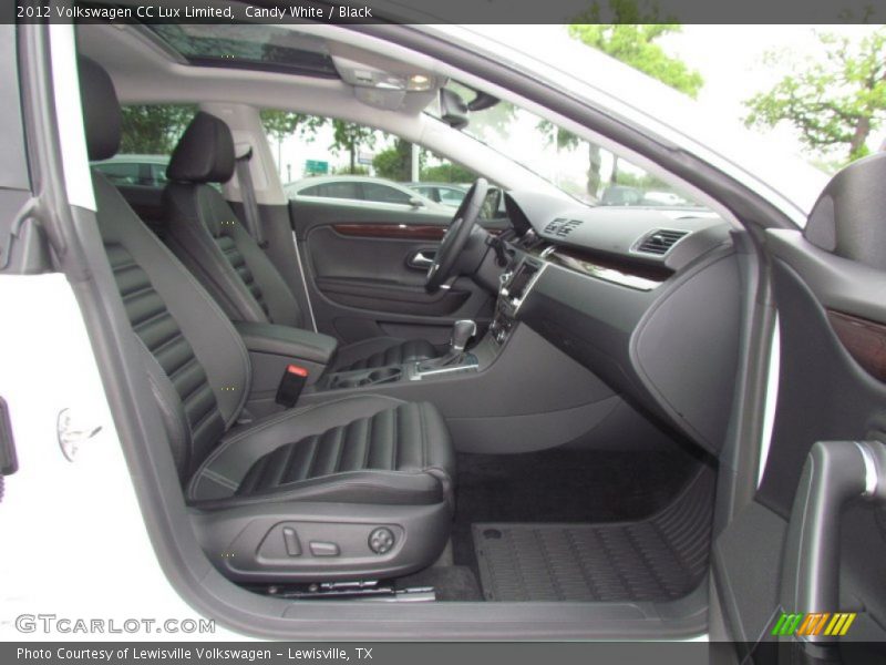 Candy White / Black 2012 Volkswagen CC Lux Limited