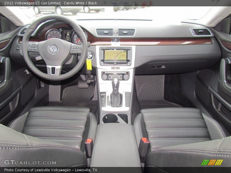 Candy White / Black 2012 Volkswagen CC Lux Limited