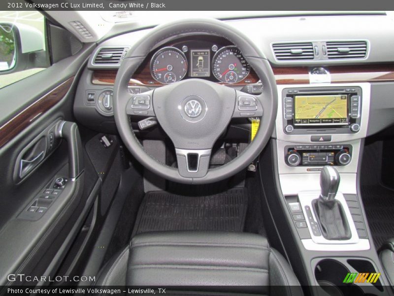 Candy White / Black 2012 Volkswagen CC Lux Limited