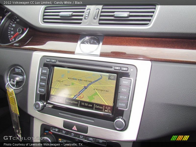 Candy White / Black 2012 Volkswagen CC Lux Limited