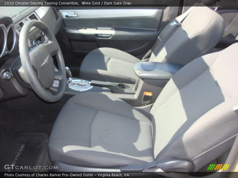 White Gold / Dark Slate Gray 2010 Chrysler Sebring Touring Convertible