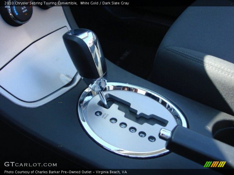 White Gold / Dark Slate Gray 2010 Chrysler Sebring Touring Convertible