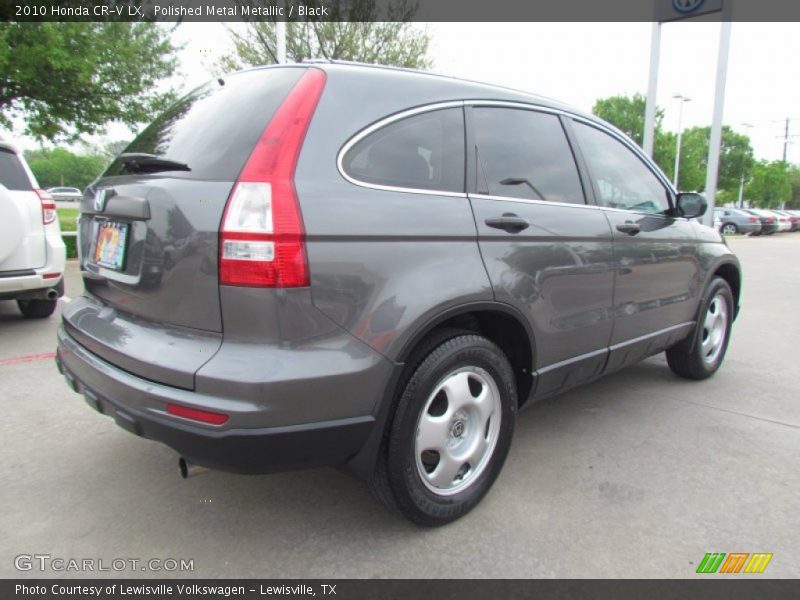Polished Metal Metallic / Black 2010 Honda CR-V LX