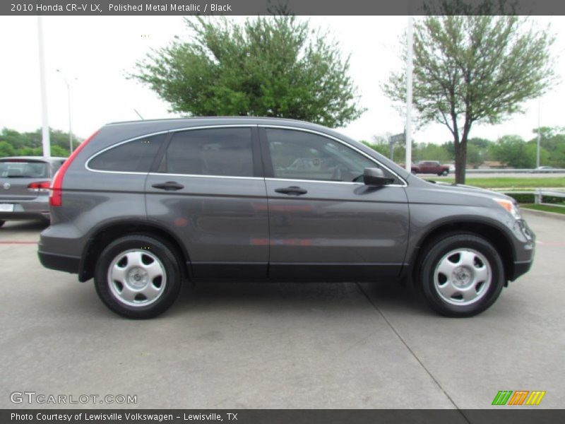 Polished Metal Metallic / Black 2010 Honda CR-V LX