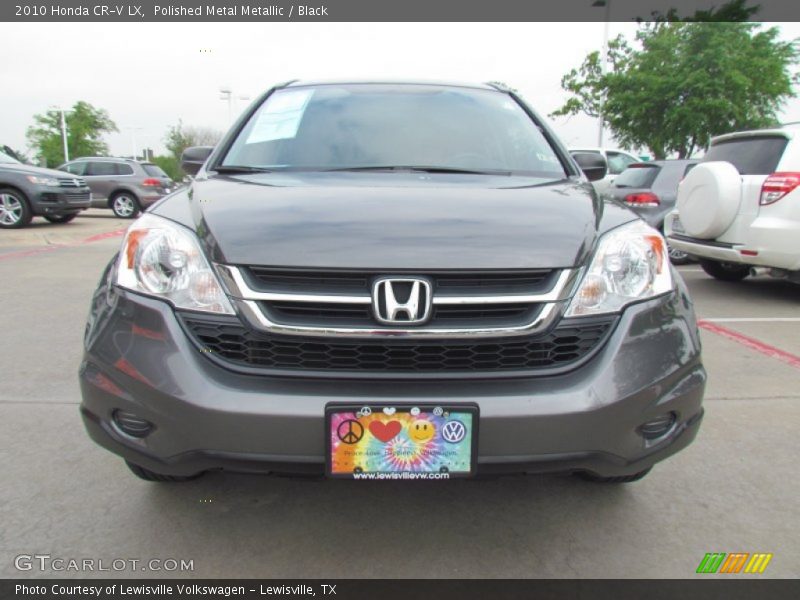 Polished Metal Metallic / Black 2010 Honda CR-V LX