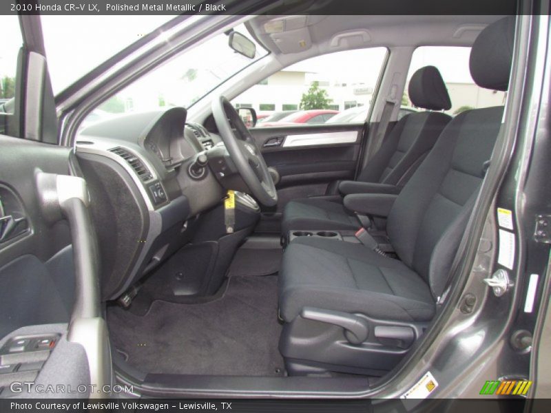 Polished Metal Metallic / Black 2010 Honda CR-V LX