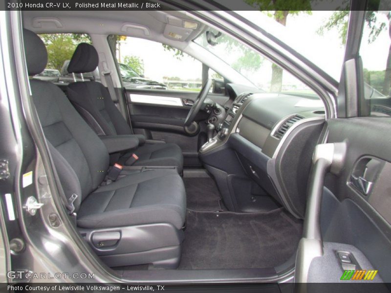 Polished Metal Metallic / Black 2010 Honda CR-V LX