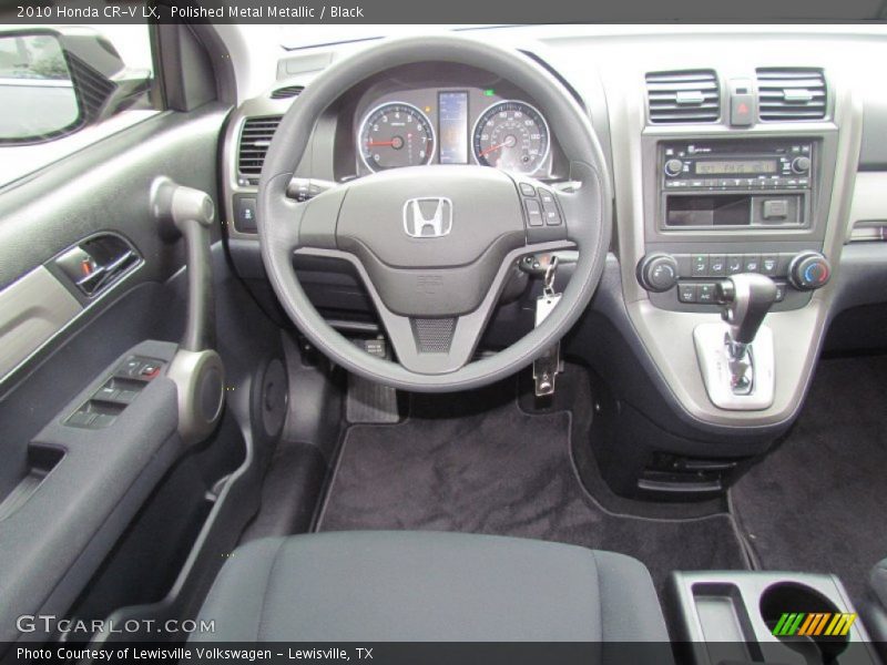 Polished Metal Metallic / Black 2010 Honda CR-V LX