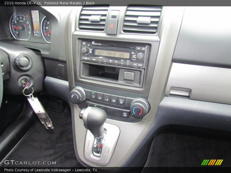 Polished Metal Metallic / Black 2010 Honda CR-V LX