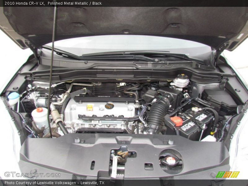 Polished Metal Metallic / Black 2010 Honda CR-V LX