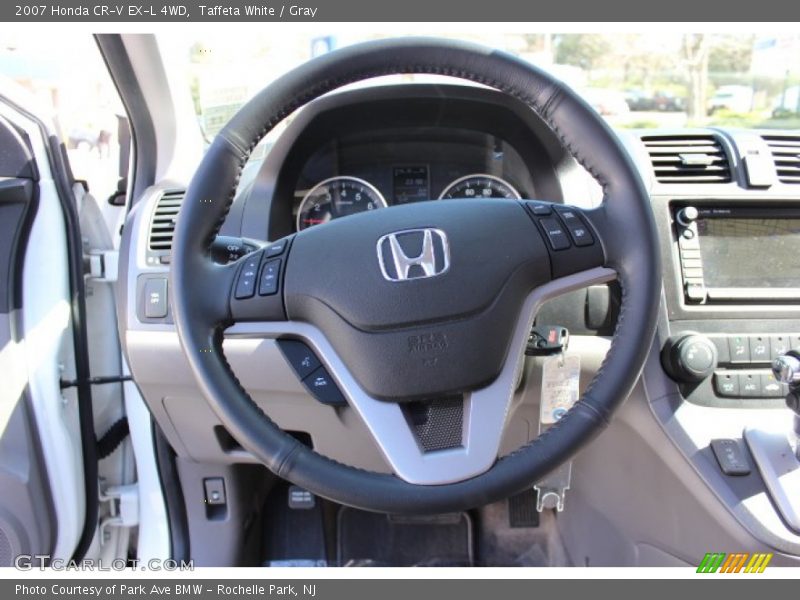 Taffeta White / Gray 2007 Honda CR-V EX-L 4WD