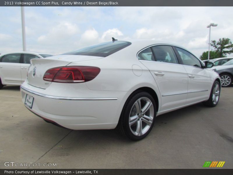 Candy White / Desert Beige/Black 2013 Volkswagen CC Sport Plus